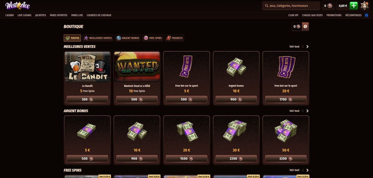 Boutique Westace Casino