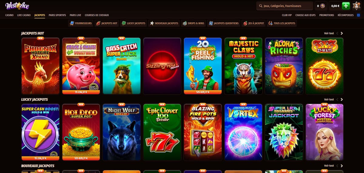 Jackpot Westace Casino