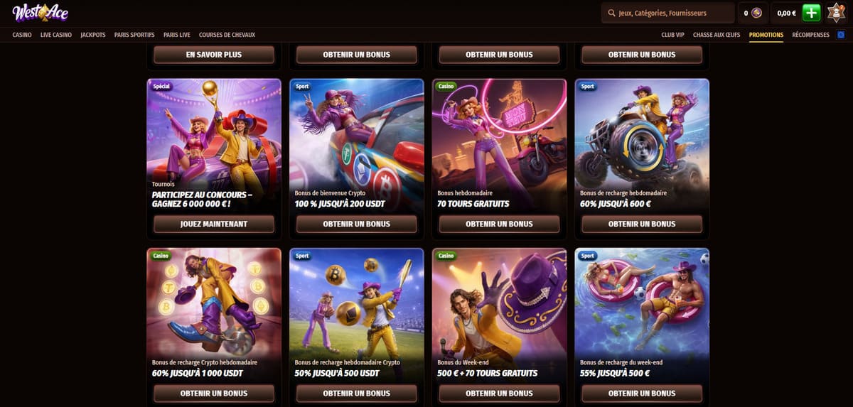 Promos Westace Casino