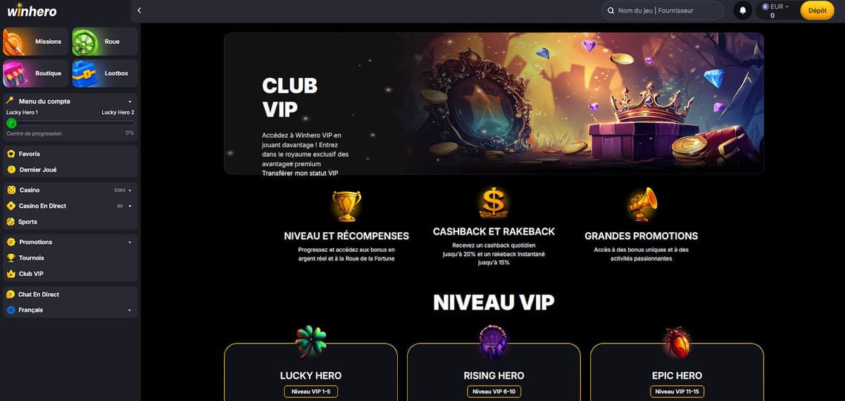 VIP Winhero Casino