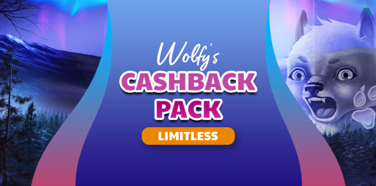 Cashback illimité  Wolfy Casino
