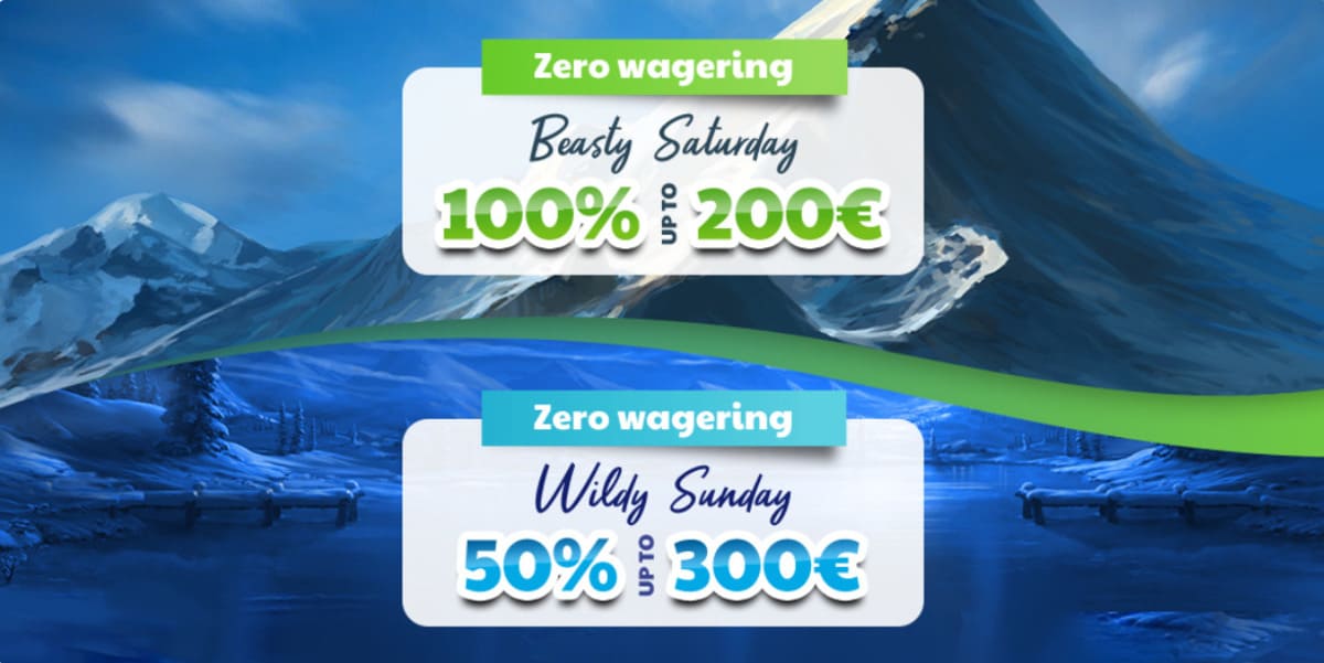 Promos hebdos Wolfy Casino