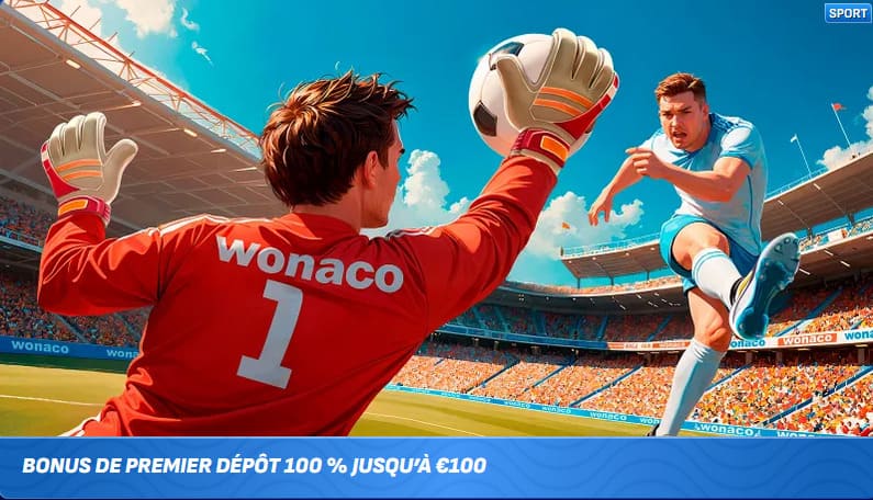 Bonus premier dépôt Wonaco Casino