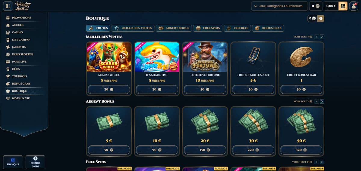 Boutique Wonder Luck Casino