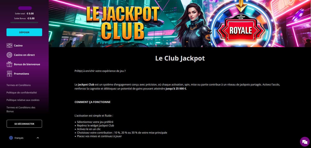 Jackpot club X7 Casino