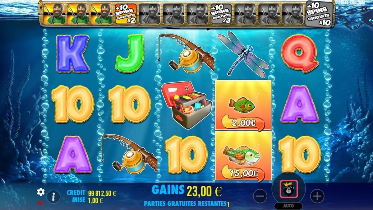 symboles Big Bass Bonanza