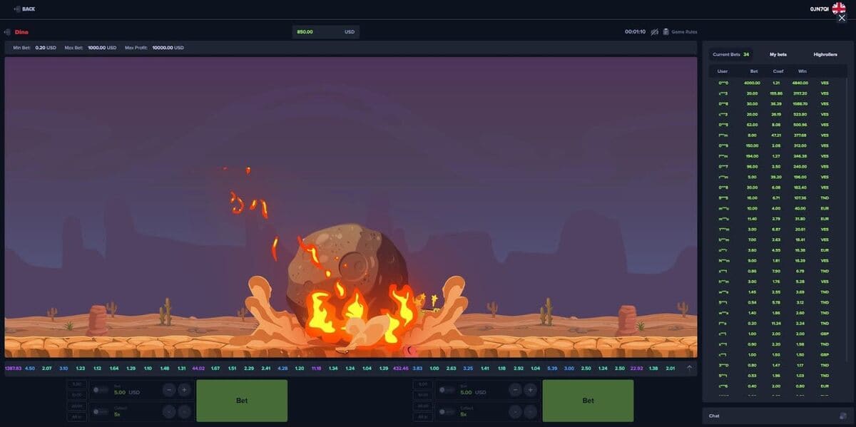 Resultat live Dino Casino