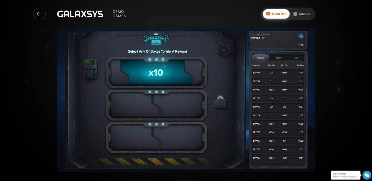 Comparaison Dr Shocker Jeu