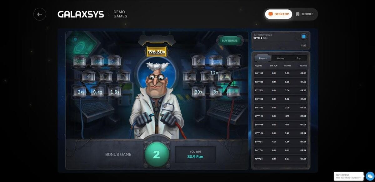 Symboles Dr Shocker Jeu