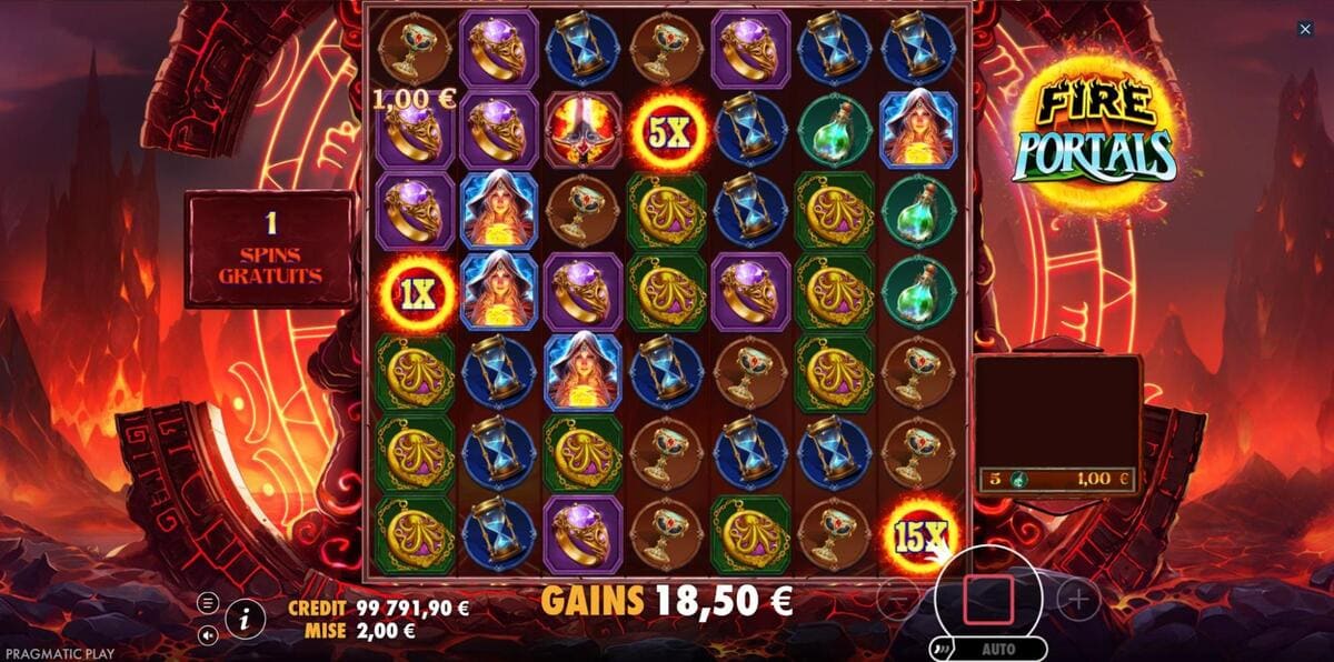 Scatter Fire Portals Jeu