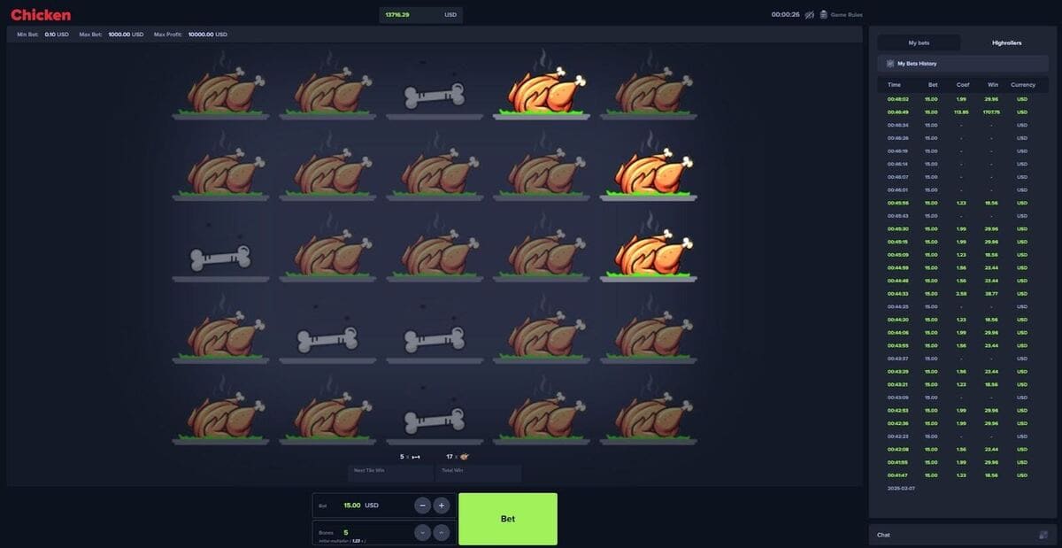 présentation jeu du poulet