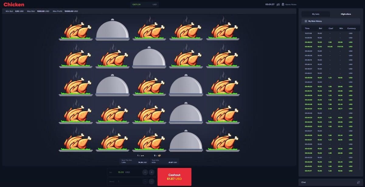 probabilité jeu du poulet