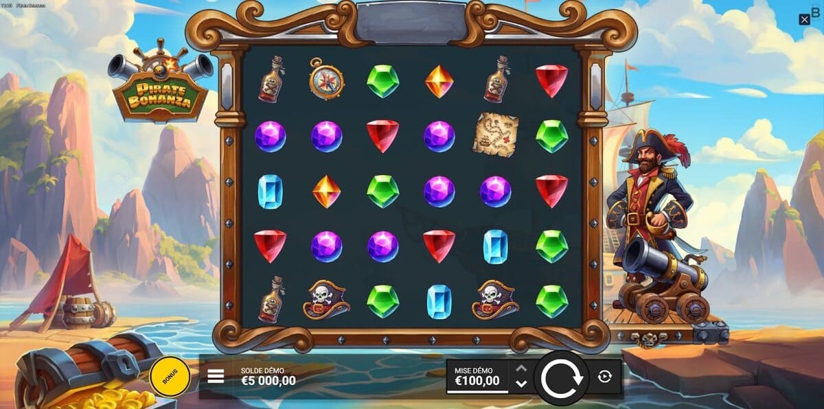 Caractéristiques techniques Pirate Bonanza Jeu