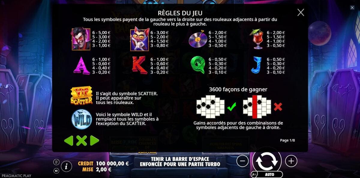 Règles du jeu Vampy Party Jeu