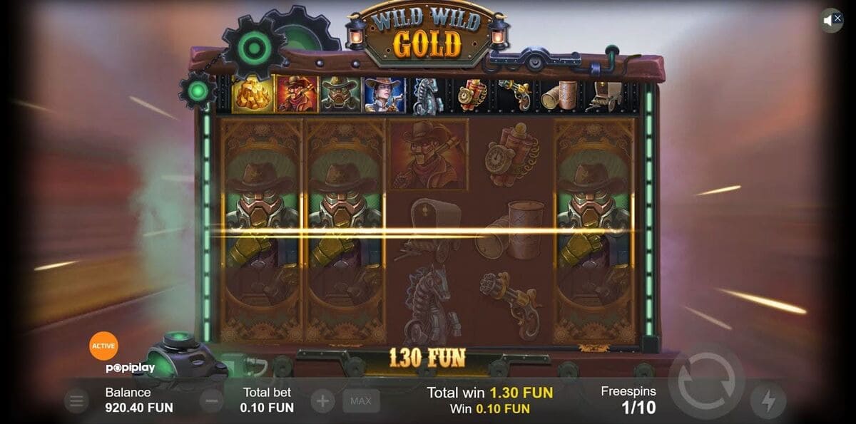 Free spins Wild Wild Gold Jeu