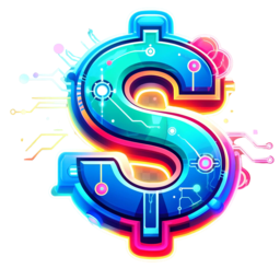 Signe dollar futuriste